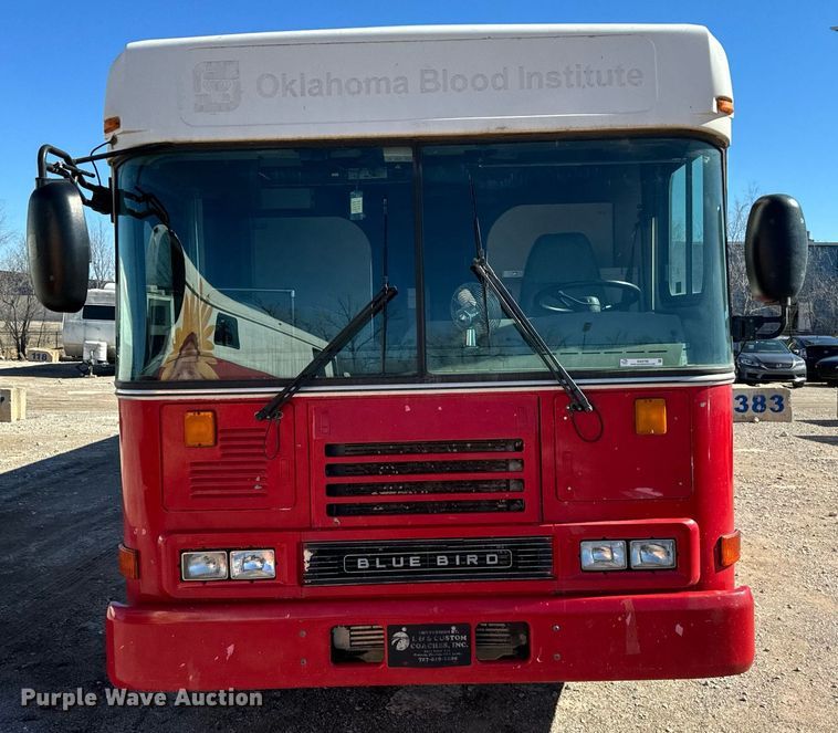 image for item NA9788 2006 Blue Bird blood donation bus