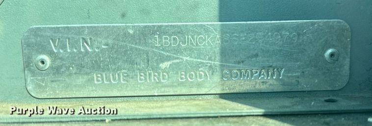 image for item NA9788 2006 Blue Bird blood donation bus