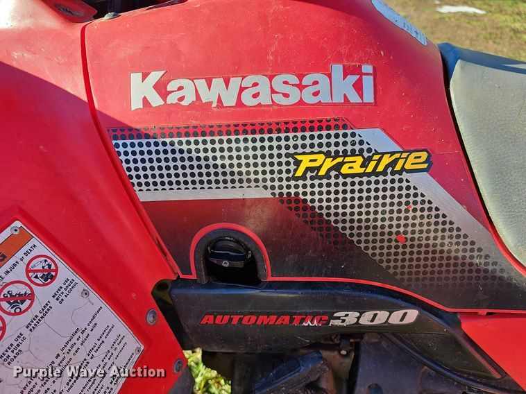 image for item NE9417 2002 Kawasaki  Prairie 300 ATV