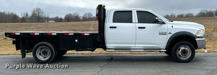 image for item NE9766 2014 Dodge  Ram 4500 Crew Cab flatbed truck