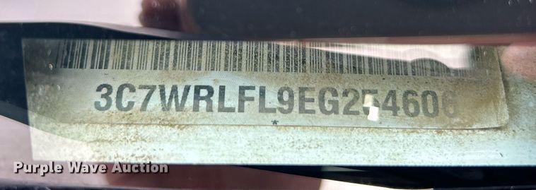 image for item NE9766 2014 Dodge  Ram 4500 Crew Cab flatbed truck