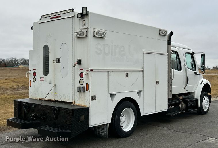 image for item NE9772 2010 Freightliner Business Class M2 crew cab utility / service truck