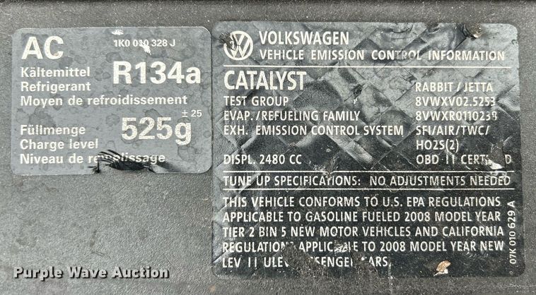 image for item NE9778 2008 Volkswagen  Rabbit  