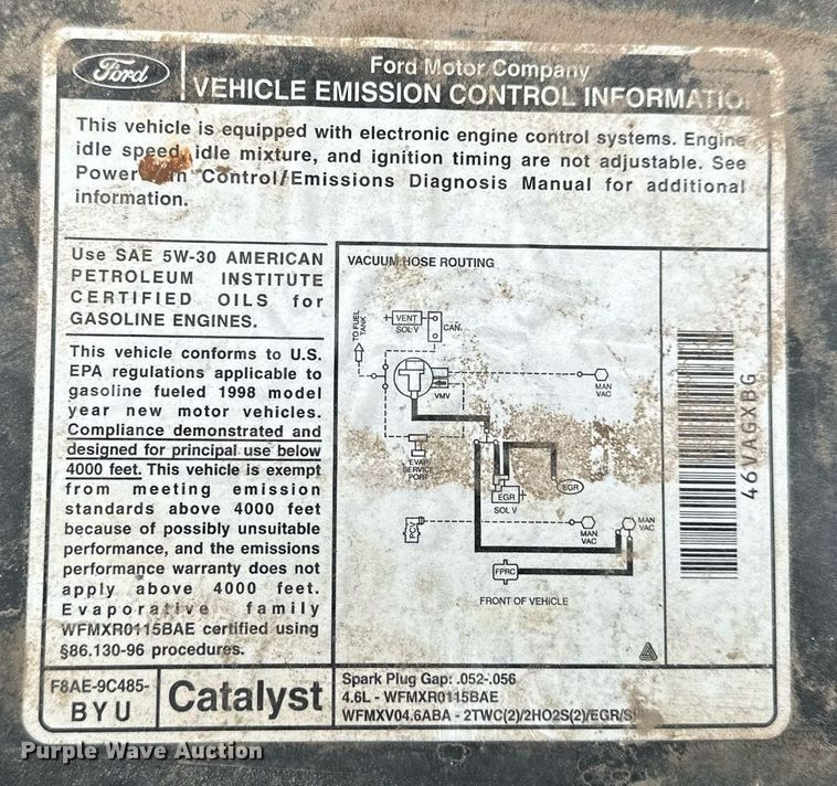 image for item NJ9281 1998 Ford Crown Victoria 