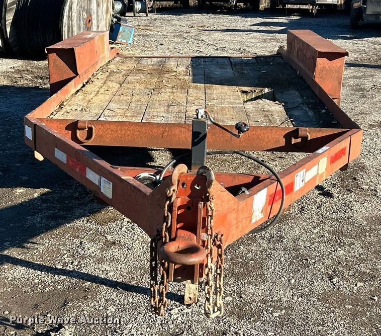 image for item NJ9511 1990 Belshe  WB-2 equipment trailer