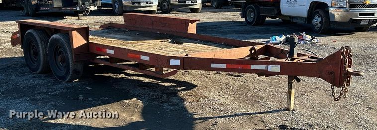 image for item NJ9511 1990 Belshe  WB-2 equipment trailer