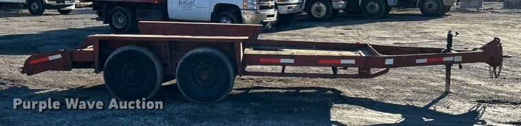 image for item NJ9511 1990 Belshe  WB-2 equipment trailer