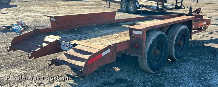 image for item NJ9511 1990 Belshe  WB-2 equipment trailer