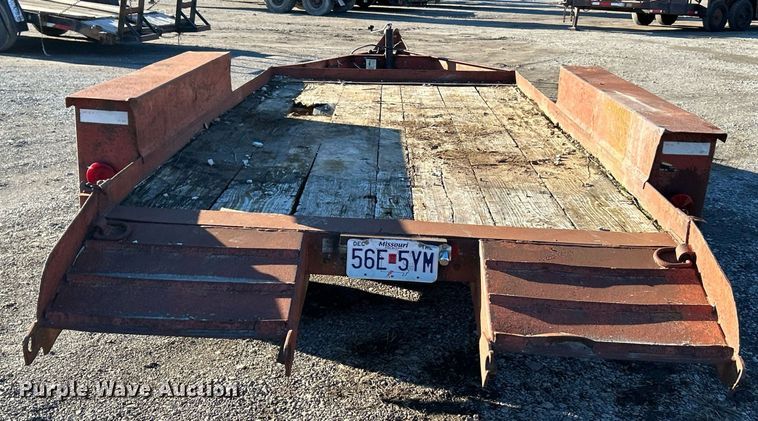 image for item NJ9511 1990 Belshe  WB-2 equipment trailer