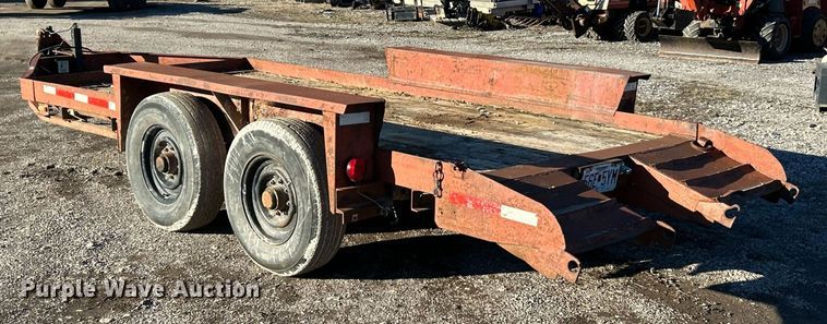 image for item NJ9511 1990 Belshe  WB-2 equipment trailer