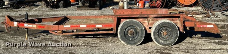 image for item NJ9511 1990 Belshe  WB-2 equipment trailer