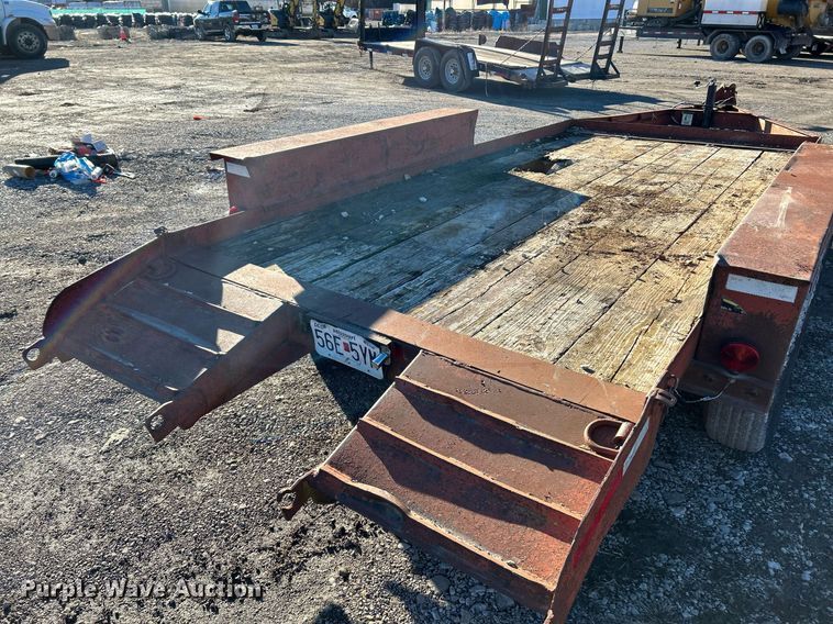 image for item NJ9511 1990 Belshe  WB-2 equipment trailer