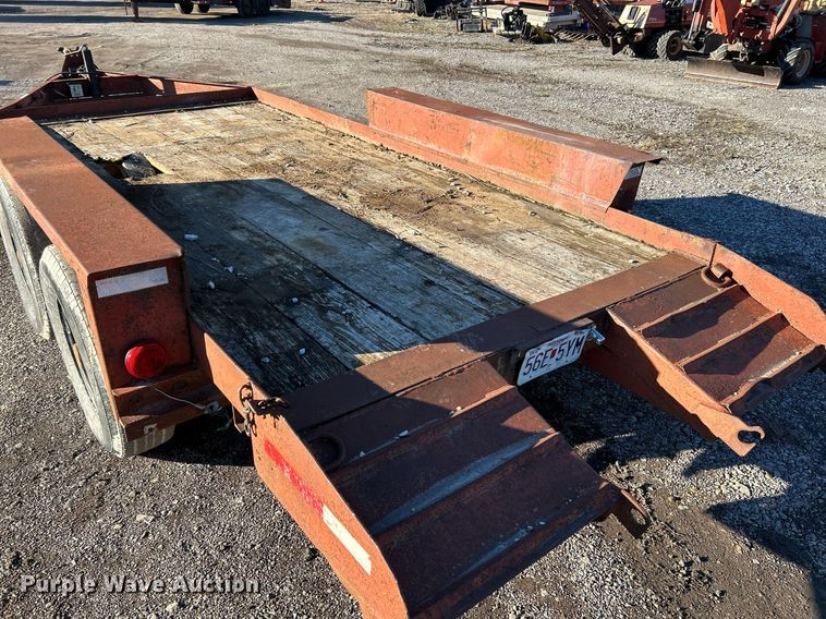 image for item NJ9511 1990 Belshe  WB-2 equipment trailer