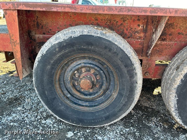 image for item NJ9511 1990 Belshe  WB-2 equipment trailer