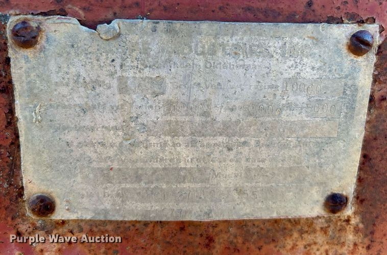 image for item NJ9511 1990 Belshe  WB-2 equipment trailer