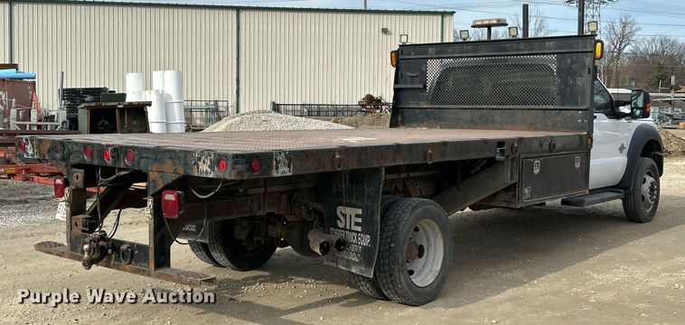 image for item NJ9514 2014 Ford  F550 Super Duty XLT flatbed truck