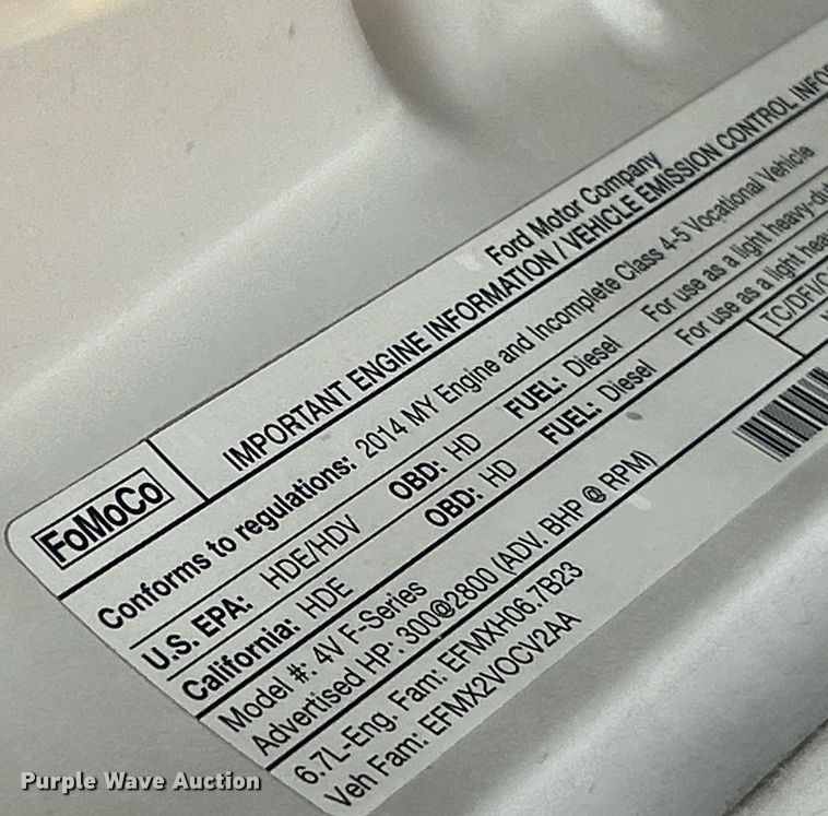 image for item NJ9514 2014 Ford  F550 Super Duty XLT flatbed truck