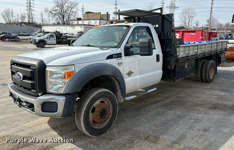 image for item NJ9515 2011 Ford F550 Super Duty XL flatbed truck