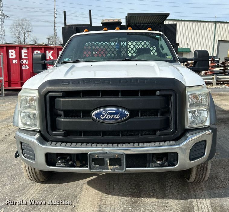 image for item NJ9515 2011 Ford F550 Super Duty XL flatbed truck