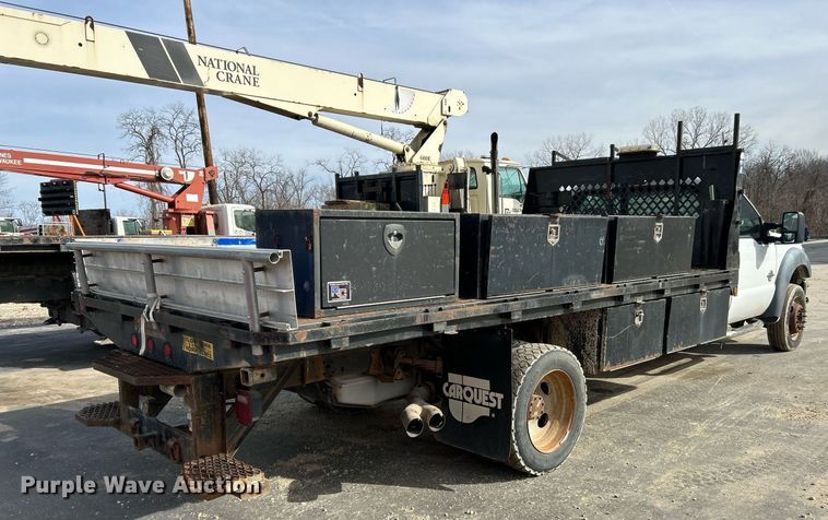 image for item NJ9515 2011 Ford F550 Super Duty XL flatbed truck