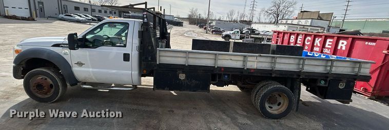 image for item NJ9515 2011 Ford F550 Super Duty XL flatbed truck