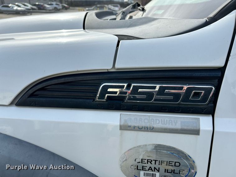 image for item NJ9515 2011 Ford F550 Super Duty XL flatbed truck