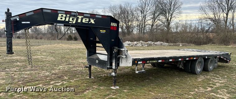 image for item NM9295 2019 Big Tex 22GN-20BK+5MR equipment trailer