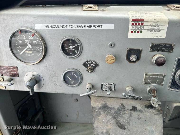 image for item NN9363 1975 Oshkosh W-1700-15 snowblower truck