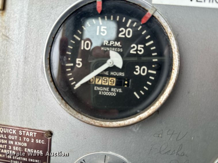 image for item NN9363 1975 Oshkosh W-1700-15 snowblower truck