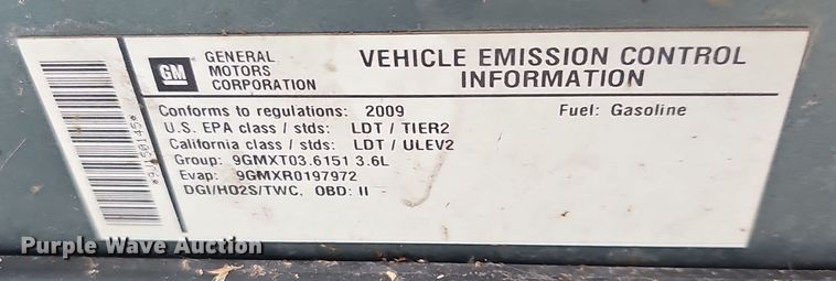 image for item NP9207 2009 Saturn  Outlook XR SUV