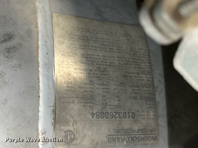 image for item NS9246 Ingersoll Rand 2000E30-PS air compressor