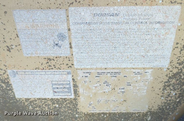 image for item OD9200 Ingersoll Rand  air compressor