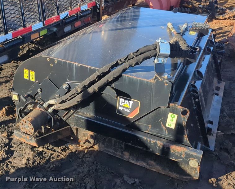 image for item OD9231 Caterpillar BP118C  skid steer sweeper