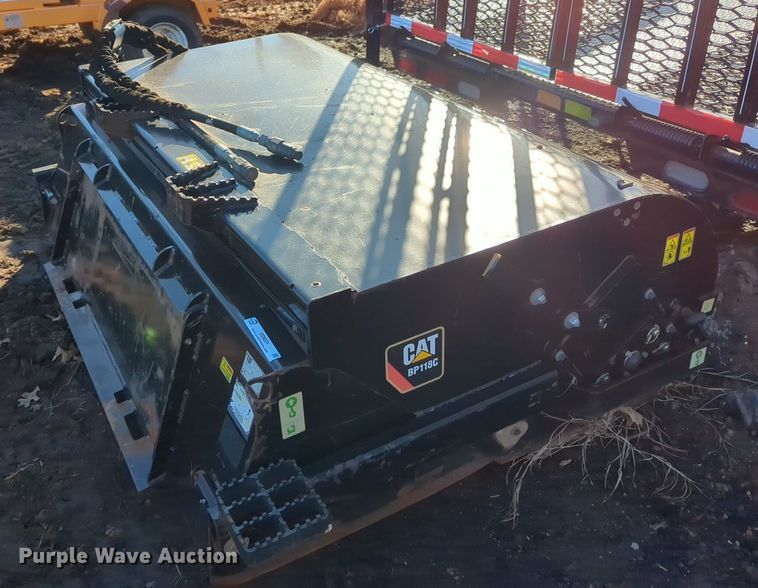 image for item OD9231 Caterpillar BP118C  skid steer sweeper