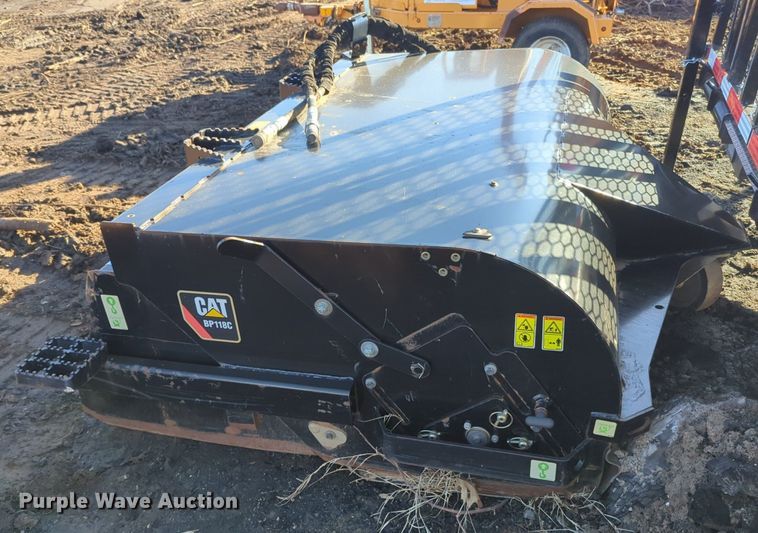 image for item OD9231 Caterpillar BP118C  skid steer sweeper