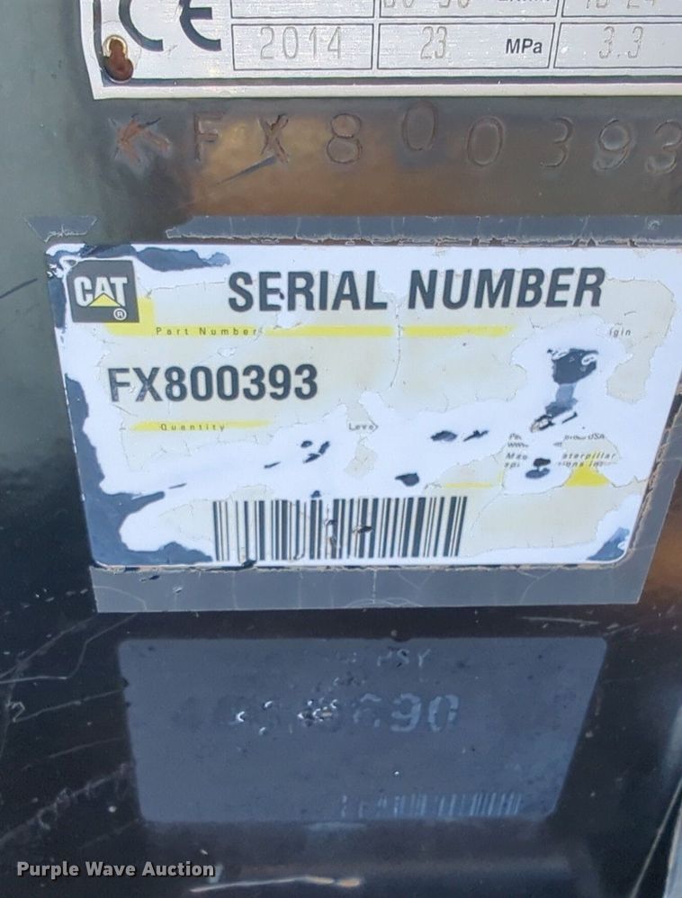 image for item OD9231 Caterpillar BP118C  skid steer sweeper