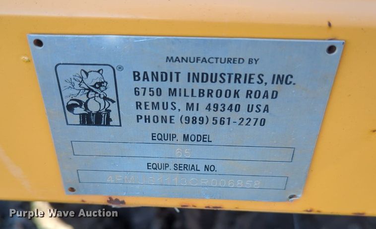 image for item OD9232 Bandit Industries 65XP wood chipper