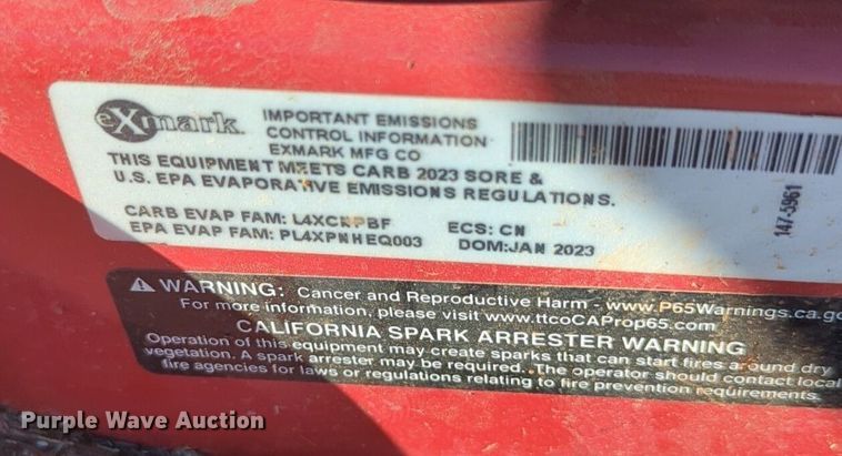 image for item OD9238 (3) Exmark Commercial 30 X-Series mowers 