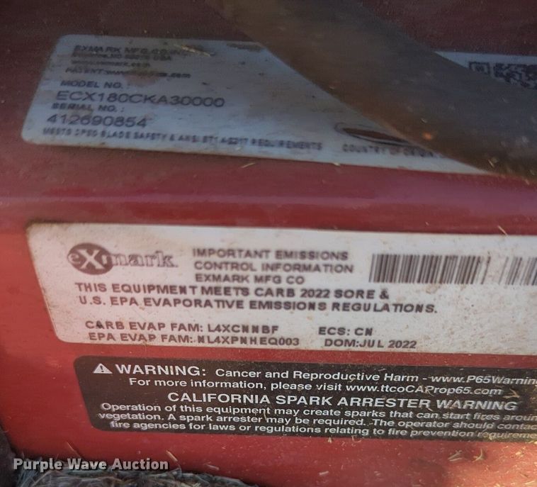 image for item OD9238 (3) Exmark Commercial 30 X-Series mowers 