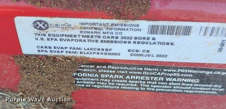 image for item OD9238 (3) Exmark Commercial 30 X-Series mowers 