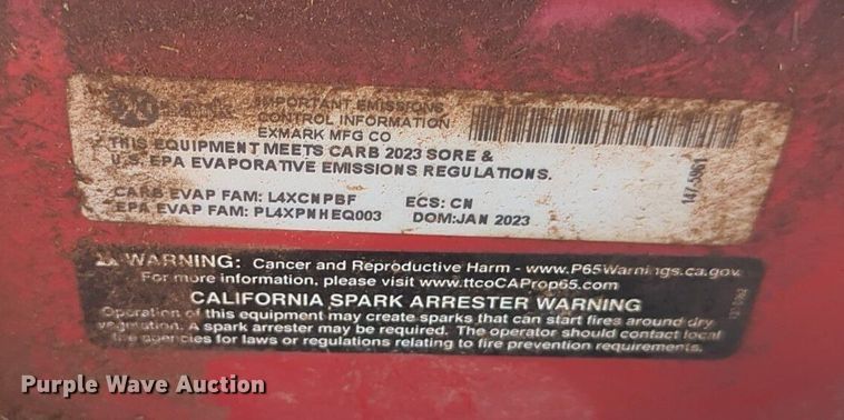 image for item OD9239 (4) Exmark Commercial 30 X-Series mowers