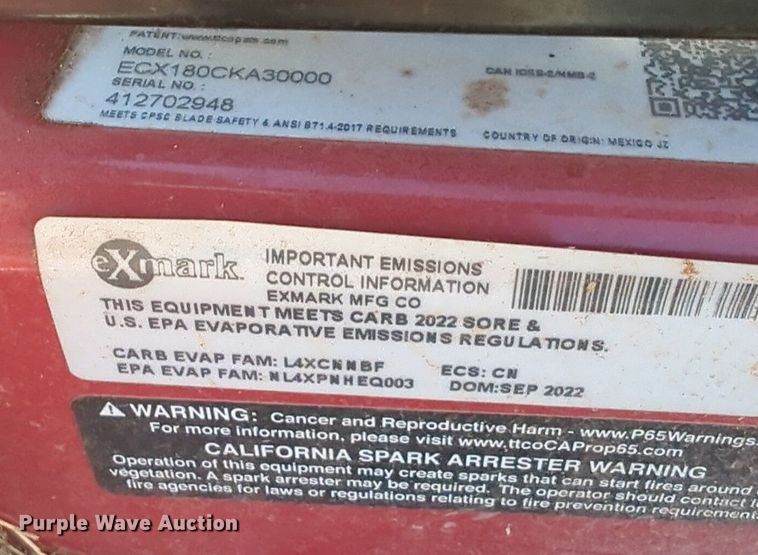 image for item OD9240 (3) Exmark Commercial 30 X-Series mowers