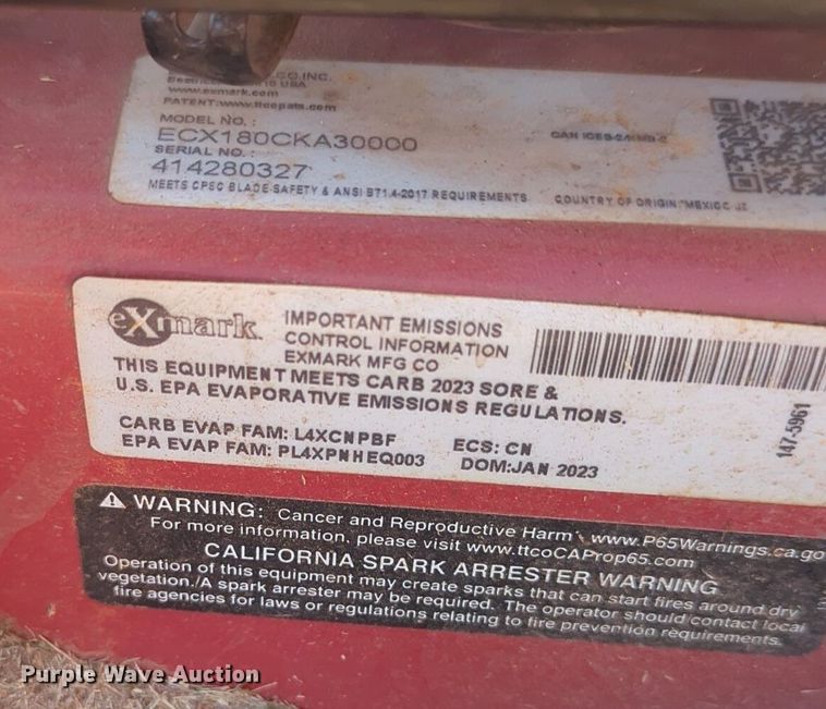 image for item OD9240 (3) Exmark Commercial 30 X-Series mowers