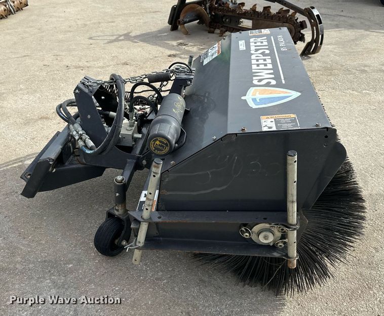 image for item OF9244 2018 Paladin Sweepster skid steer sweeper