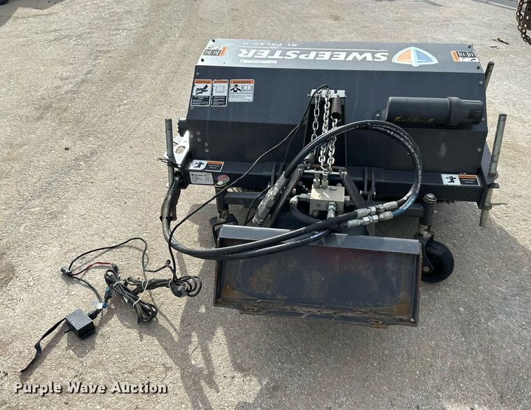 image for item OF9244 2018 Paladin Sweepster skid steer sweeper