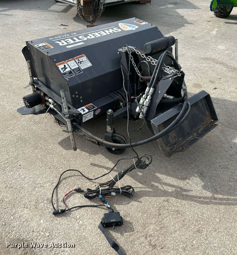 image for item OF9244 2018 Paladin Sweepster skid steer sweeper