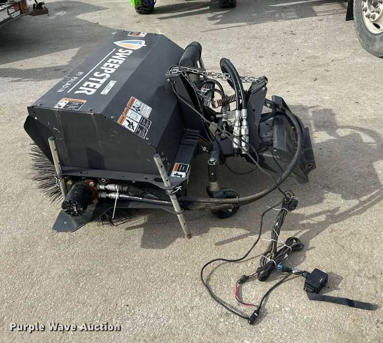 image for item OF9244 2018 Paladin Sweepster skid steer sweeper