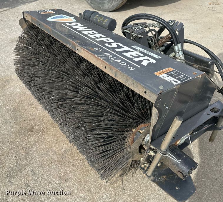 image for item OF9244 2018 Paladin Sweepster skid steer sweeper