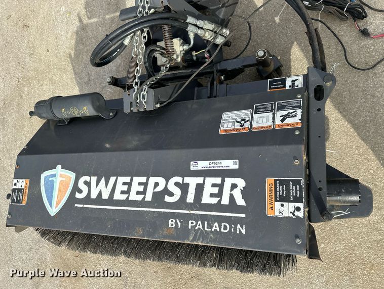 image for item OF9244 2018 Paladin Sweepster skid steer sweeper