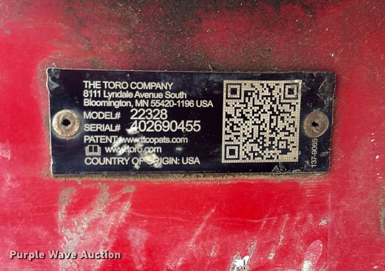image for item OF9245 2018 Toro TX1000 compact utility loader
